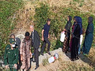 گردان شهید ورمقانی سرو به کمک مردم روستای عبدی بیگ شتافت